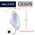 Bulbrite 773181 - 5/6" LED Gimbal Downlight - 3000K - Dimmable