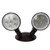 Halco 97119 - Double Remote Outdoor LED Head - Black - Wet Location Rated