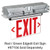 Halco 97105 - Edgelit Exit Sign Recessed Trim Kit - Aluminum Plate