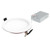 Halco 89205 - 6" Fire Rated Slim Downlight - CCT Selectable - Baffle Trim