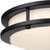 Westinghouse 6136100 - 23W LED Matte Black CCT Selectable Flush Mount Light - 11 in Diameter
