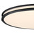 Westinghouse 6136300 - 40W LED Matte Black CCT Selectable Flush Mount Light - 33 in Diameter
