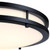 Westinghouse 6136500 - 23W LED Matte Black CCT Selectable Flush Mount Light - 16 in Diameter