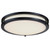 Westinghouse 6136500 - 23W LED Matte Black CCT Selectable Flush Mount Light - 16 in Diameter