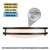 Westinghouse 6136500 - 23W LED Matte Black CCT Selectable Flush Mount Light - 16 in Diameter