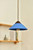 Euri Lighting EIN-HL5OB-1100 - Handmade Concrete Pendant - Ocean Blue - E26 Socket 
