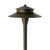 24" Brass Path Light with Two-Tier Shade – Bronze Finish – Low Voltage 