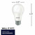 Bulbrite 774263 - 9W LED A19 Frost Bulb - 3000K - Dimmable 