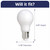 Bulbrite 776520 - 3-Way A19 Standard LED Bulb - 2700K - 90 CRI - E26 Screw Base