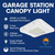 150W LED Gas Station Canopy Light – White Finish – 5000K–5700K 