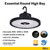 Halco 37311 - Essential Round High Bay - CCT and Wattage Selectable