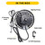 Halco 37313 – Essential Round High Bay – CCT & Wattage Selectable