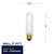 Bulbrite 704060 - 60W T10 Tubular Frost Bulb - 2700K - E26 Base - Dimmable 