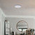 Volume Lighting V7142-6 - White Round LED Flush Mount