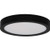 Volume Lighting V7144-5 - Black Round LED Flush Mount