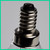 Satco S21875 - 4W G16.5 LED Filament - 5000K - E12 Candelabra
