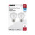 Satco S21878 - 4.5W G16.5 LED Filament - 5000K - Medium Base, Dimmable 