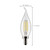 Satco S21883 - 5.5W CA10 LED Filament Bulb - 5000K - E12 Dimmable 