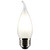 Satco S21886 - 4W CA10 LED Filament Bulb - 5000K - E26 Base, Dimmable 