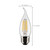 Satco S21887 - 5.5W CA10 LED Filament - 5000K - E26 Medium Base, Dimmable 