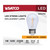 Satco S8027R1 - S14 LED String Light Replacement - 2200K - E26 Medium Base 