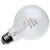 Satco S11531 - 6W G25 LED Globe - 3000K Soft White - E26 Base, Dimmable