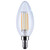 Satco S12157 - 4.5W LED B11 Bulb - 3000K-2000K Warm Dimming - E12 Base 