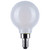 Satco S12162 - 4.5W LED G16.5 Bulb - 3000K-2000K Warm Dimming - E12 Candelabra 