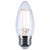 Satco S12159 - 4.5W LED B11 Bulb - 3000K-2000K Warm Dimming - E26 Medium Base 