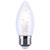 Satco S12554 - 4W B11 LED Bulb - 2700K - E26 Dimmable - CRI 93+ 