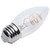 Satco S12554 - 4W B11 LED Bulb - 2700K - E26 Dimmable - CRI 93+ 