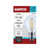 Satco S12478 - G16.5 LED Globe - 5000K - E12 Candelabra Base, Dimmable