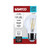 Satco S12480 - 5.5W G16.5 LED Globe - 5000K - E26 Medium Base, Dimmable