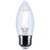 Satco S12504 - 5.5W B11 LED Candle Bulb - 5000K - E26 Medium Base, Dimmable 