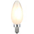 Satco S11346 - 8W C11 LED Filament Bulb - 3000K - E12 Base, Dimmable 