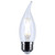 Satco S12513 - 5.5W CA10 LED Candle - 5000K - Medium (E26) Dimmable 