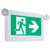 Satco 67-511 - Running Man Green Combo Exit Sign - 5700K - 2HR Battery Backup 