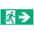 Satco 67-551 - Running Man Combo Edge-Lit Exit Sign - 5700K - 2HR Backup 