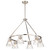 Satco 60-8335 - Gianna 6-Light Chandelier - Brushed Nickel - Clear Glass 