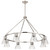 Satco 60-8336 - Gianna 8-Light Chandelier - Brushed Nickel - 40in Diameter 