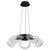 Satco 62-2036 - Barnett 21 Inch LED 5-Light Chandelier - 3000K - Matte Black 