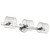 Satco 60-8073 - Marlowe 3-Light Vanity - Polished Nickel - Damp Rated 