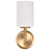 Satco 60-8201 - Liam 1-Light Vanity - Burnished Brass Finish - E26 Base 