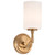 Satco 60-8201 - Liam 1-Light Vanity - Burnished Brass Finish - E26 Base 