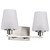 Satco 60-8222 - Lune 2-Light Vanity - Brushed Nickel - Bathroom Fixture 