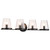 Satco 60-8254 - Valentine 4-Light Vanity - Black Finish - E12 Base 