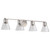 Satco 60-8334 - Gianna 4-Light Vanity - Brushed Nickel - Bathroom Vanity 