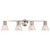Satco 60-8334 - Gianna 4-Light Vanity - Brushed Nickel - Bathroom Vanity 