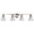 Satco 60-8334 - Gianna 4-Light Vanity - Brushed Nickel - Bathroom Vanity 