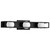 Satco 62-2243 - Jenkins 24in 3-Light LED Vanity - 3000K - Matte Black 